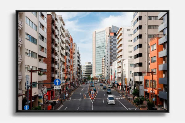 rue de tokyo quartier chiyoda caisse américaine noire fine