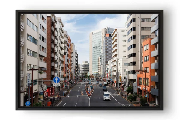 rue de tokyo quartier chiyoda caisse américaine noire